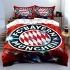 Bayern Munich Logo Bedding Set Bedding Duvet Cover Set Duvet Cover Pillowcases Home Decor (1 * Duvet Cover 2 * Pillowcases, without duvet insert)
