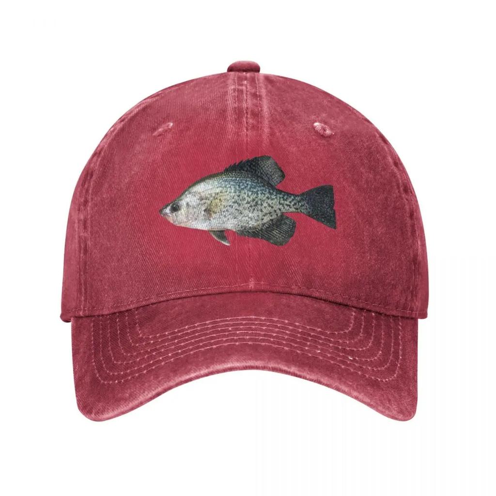Mr Crappie Baseball Cap Christmas Hat Golf Hat Thermal Visor dad hat For Unisex Womens