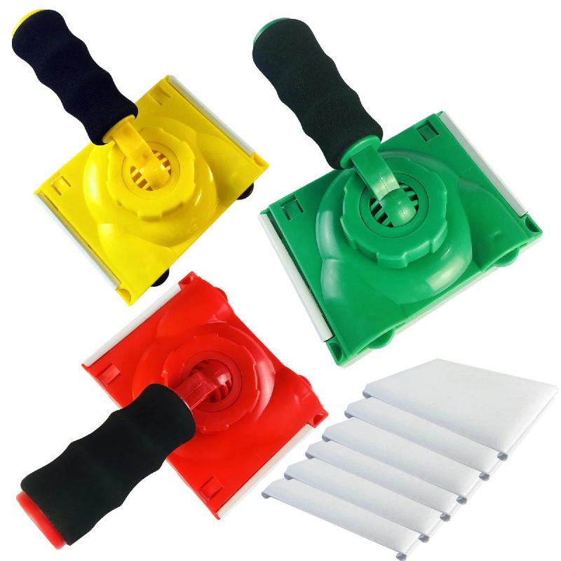 Paint Edge Trimmer Professional Grade Corner Paint Pad Applicator Edge Painting Tool for Painter Home Wall Renovation