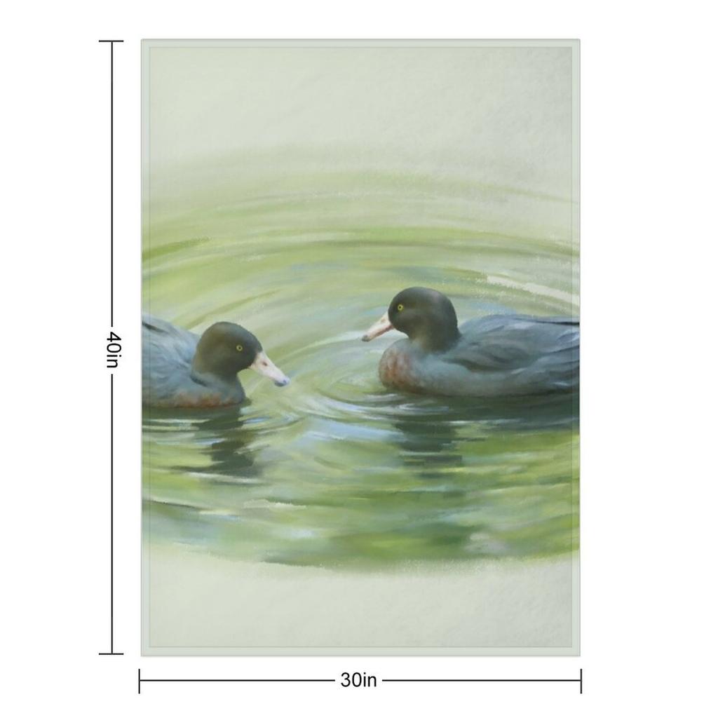 Синие утки Плед пушистый Экстра большой Плед Мягкие Детские пледы