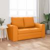 Sofa Bed 60 cm Dark Yellow Fabric