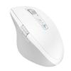 INFINMIND Wireless Bluetooth Mouse with Side Thumb DPI Easy AA Batteries White High-Speed Scrolling, Scrolling, Switching, Multi-Device Compatible,