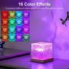 HOMEFISH RGB 16 цветов Ночник с пультом Проектор волн океана и северного сияния Перезаряжаемая настольная лампа для декора дома и спальни