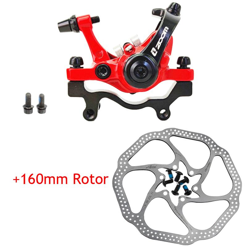 Zoom Db680 Bicycle Brakes Caliper Mtb Bike Mechanical Line Pulling Brakes Disc Rotor 160Mm Mountain Electric Cycling Kit