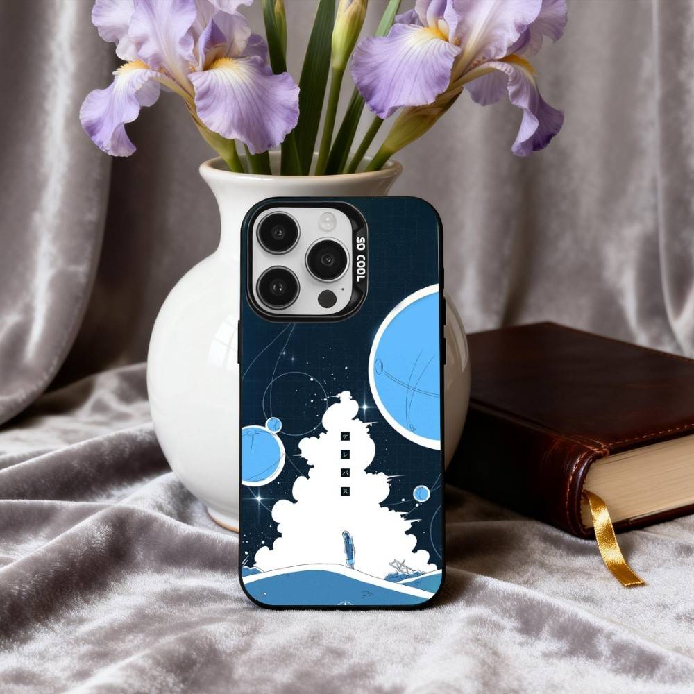 M-MUSIC Y-YorushikaS A-ART Phone Case For iPhone17,16,15,14,13,12,11 Plus,Pro Max Candy Silver Plated Inside Cover