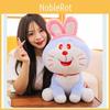 Doraemon Rabbit Plush Toy Cartoon Stuffed Doll Room Sofa Decoration Kids Gift