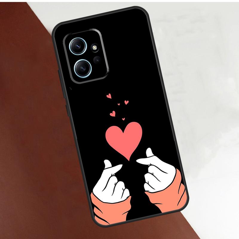 Чехол Kpop Сердце Рукой Пальцами Для Xiaomi Redmi Note 14 13 9 10 11 12 15 Pro Plus Чехол Для Redmi 15 C 13C 12C 10C 14C
