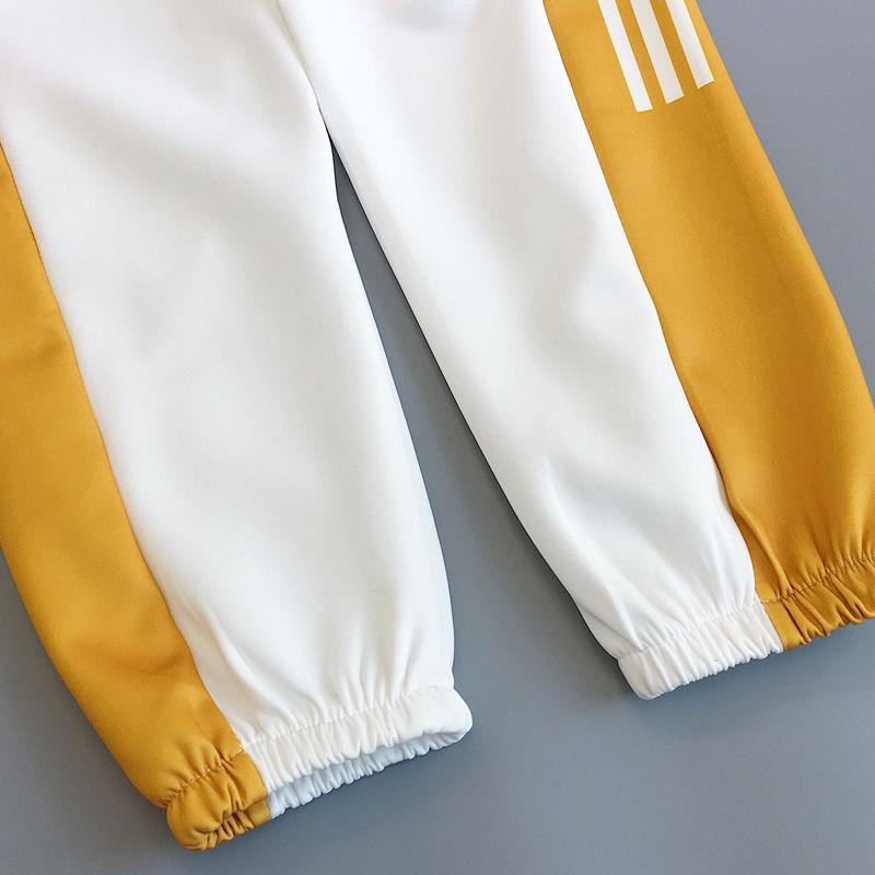 Fashion Women Joggers Casual Loose Side Striped Long Pants Sweatpants Trousers Leggings Sweat Wear