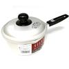 Hokuriku Aluminum Milk Pan, 14cm, Aluminum, Gas Stove, Made in Japan, Heat Conductive, Anodized, Silvie A-2528