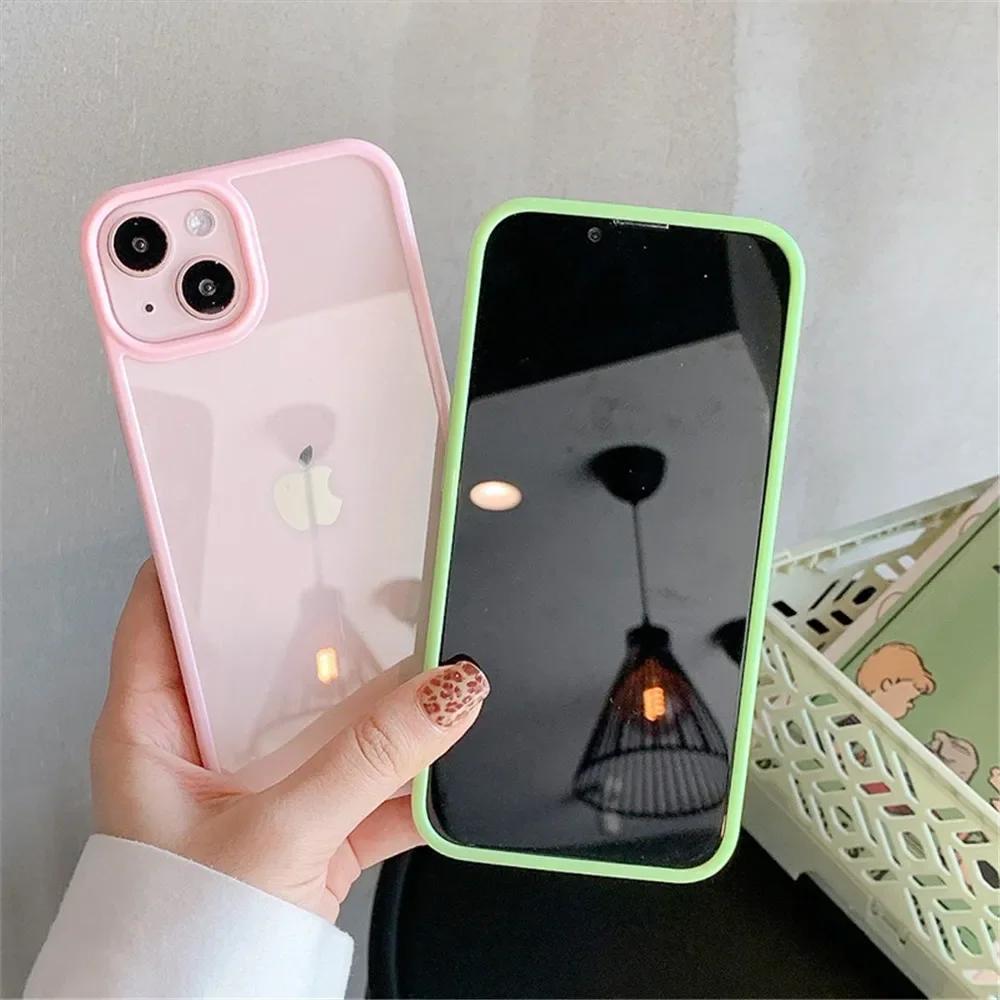 Продвинутый противоударный защитный чехол для телефона Для iPhone 15 14 11 12 13 Pro Max X XS XR 8 7 Plus Прозрачная защитная задняя крышка
