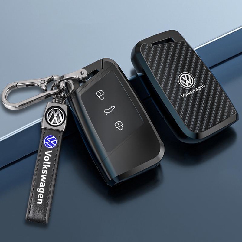 Для VOLKSWAGEN Новый Чехол-Оболочка из Кожи и Цинкового Сплава для Автомобильного Ключа Для VW Volkswagen Magotan Passat B8 Skoda Superb Kodiaq A7 Автомобильный Ключ