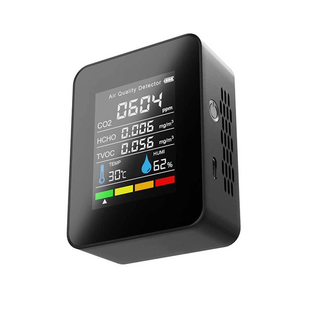 5-в-1 CO2 TVOC тестер качества воздуха тестер полупроводниковый детектор углекислого газа
