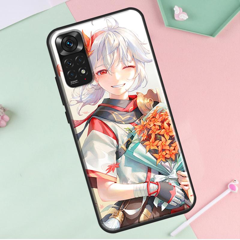 Genshin Impact Kaedehara Kazuha для Redmi Note 12 Pro Plus чехол для Redmi Note 10 8 9 11 Pro 12S 11S 10S 9S 9C 10C 12C чехол