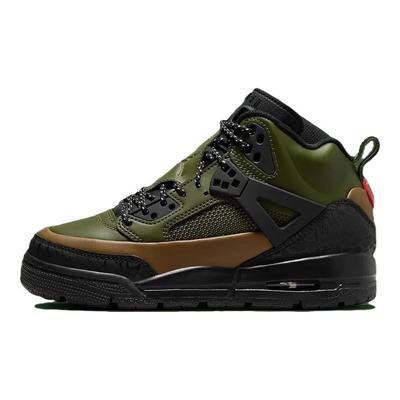 Air Winterized Spizike GS Legion Green Детские кроссовки Милитари-коричневый Университетский красный Черный FD4653-300
