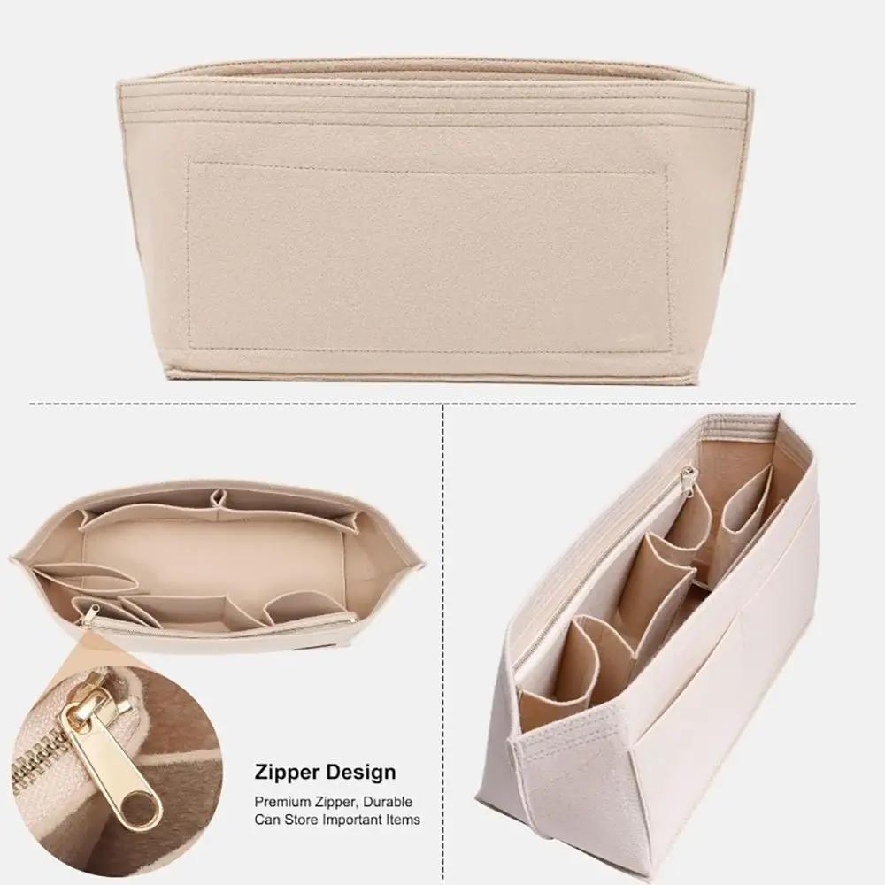 High-quality Felt Handbag Insert Bag Storage Bag Support Internal Bag Organization Portable Purse Liner for For LV Neverfull