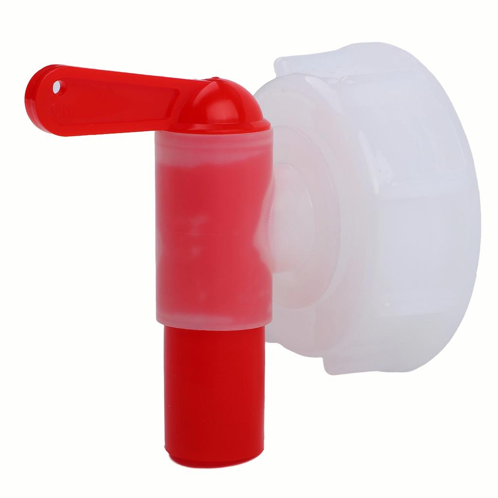Outlet Tap Dosing Tap DN61 61mm Horticultural Plant Nutrient Solution Faucet Red White Plastic Faucet Watering Tap