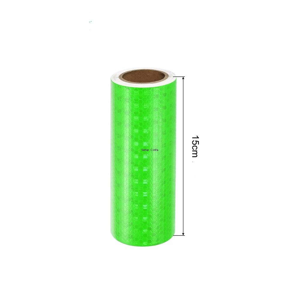 15cm*5m Reflective Tape Shiny Green Waterproof Adhesive Reflectors Strips Warning Caution Conspicuity Film For Car Truck Trailer