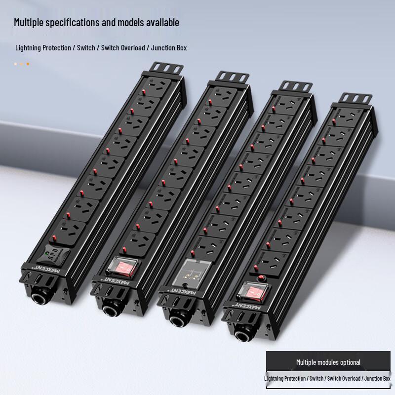 MAXCENT PDU Cabinet Power Strip (8-Outlet, 10A)