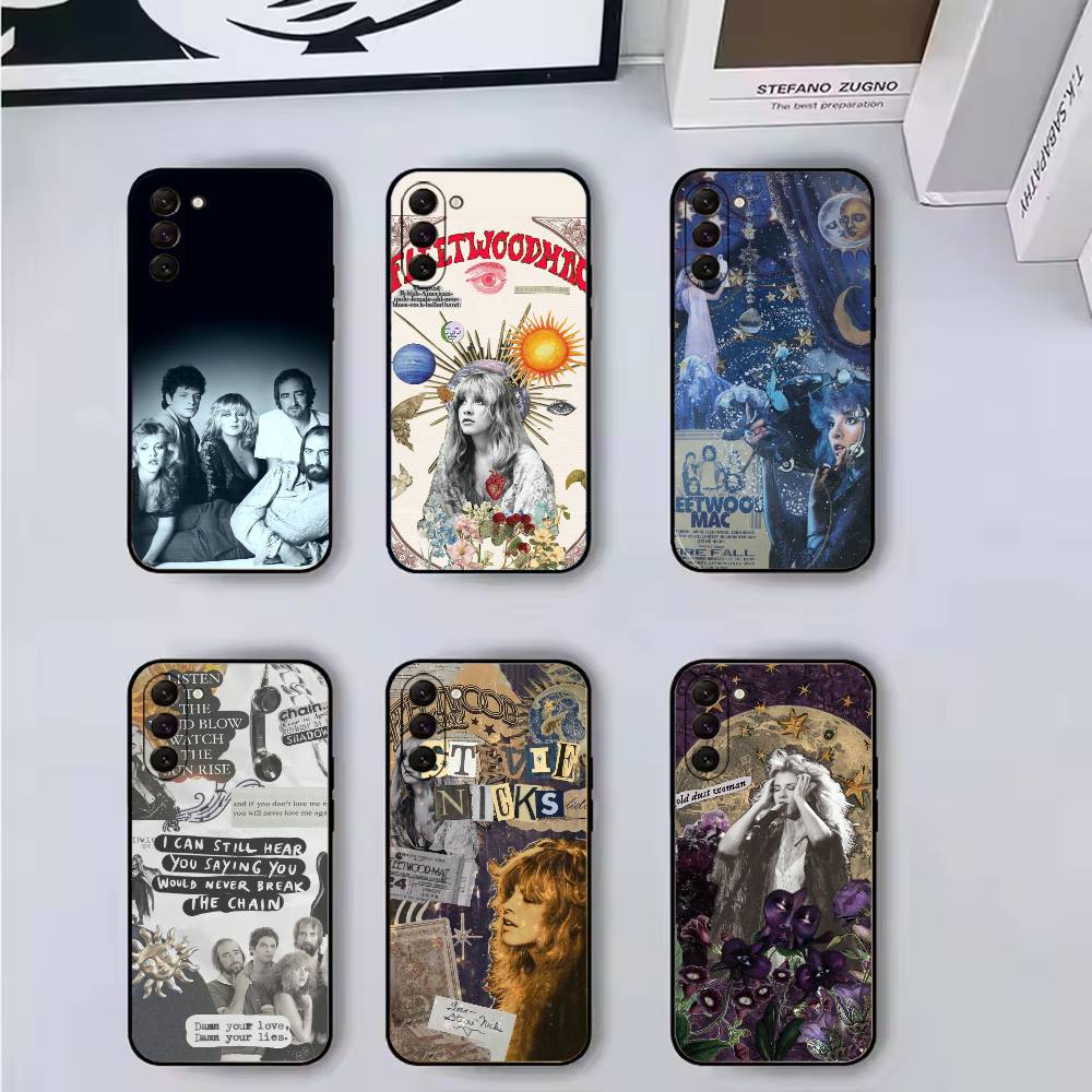 Чехол для телефона Band F-Fleetwood Mac Черный Силиконовый Мягкий Для Samsung Galaxy A73,A72,A71,A70,A53,A52,A51
