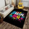 Dream Big Splash Design suitable as a non-slip mat for the living room or bedroom sofa