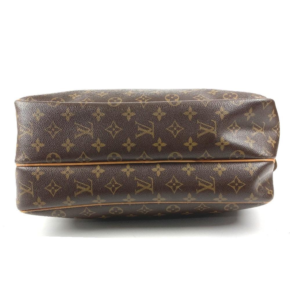 Louis Vuitton M45252 Monogram Reporter GM Crossbody Pochette Shoulder Bag Brown