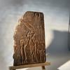 Replica of ancient Egyptian statues, Atun, Akhenaten, historical reliefs, art aids, home desktop decoration ornaments