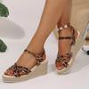Women's Minimalist Woven Jute Sandals - Wide Width Platform Wedge Shoes, European-Inspired Comfort Fit Beach To Street Slides