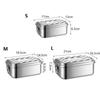 Rectangular Lunch Container 1/2/3 Compartment Fresh-keeping Box  Picnic