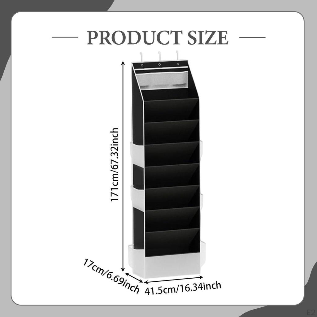 Наддверный органайзер для обуви, подвесная полка с карманами, универсальные многоразовые крючки