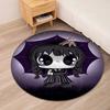 Wednesday Printed Round Rug Carpet Chair Rug Area Rug Entryway Doormats,for Office Chair Living Room Bedroom Kitchen Room.