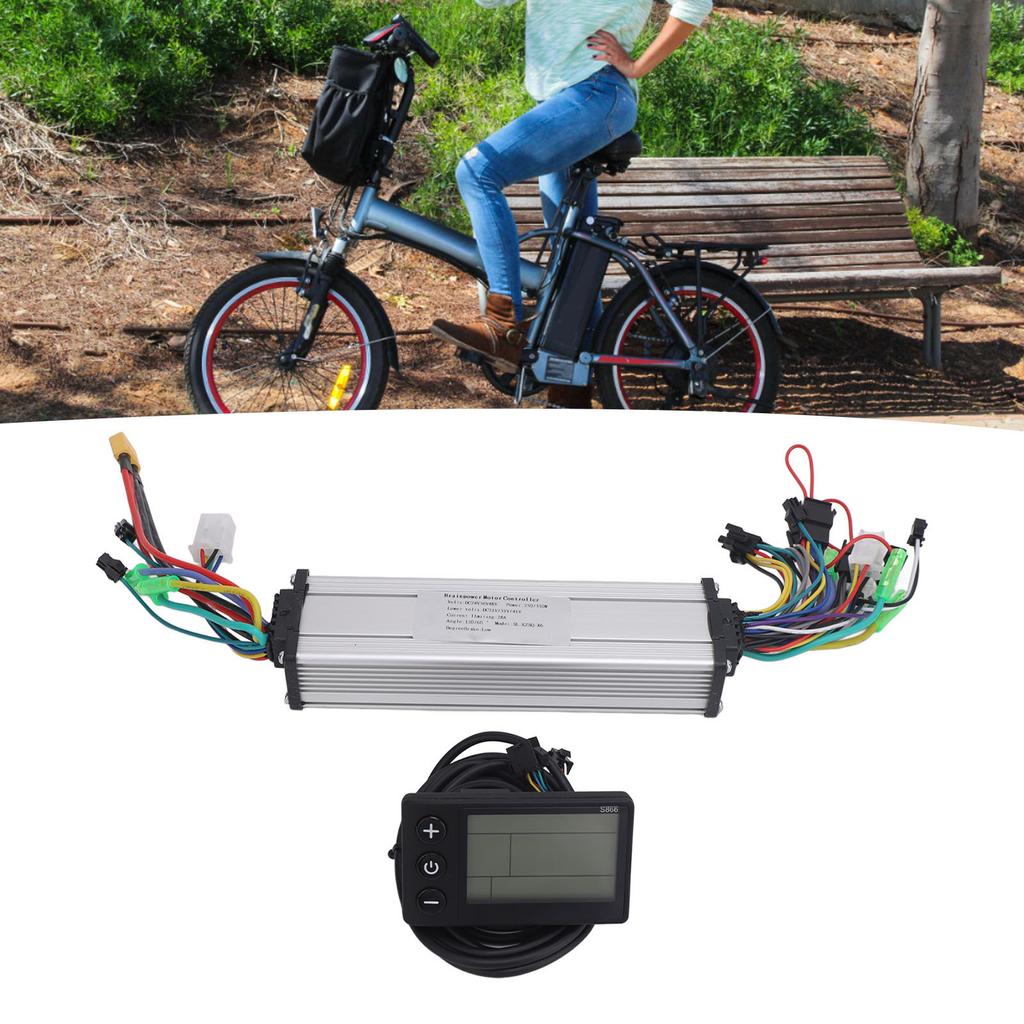 Контроллер бесщеточного двигателя 24 В 36 В 48 В 250 Вт 350 Вт Водонепроницаемый электрический 866LCD дисплей