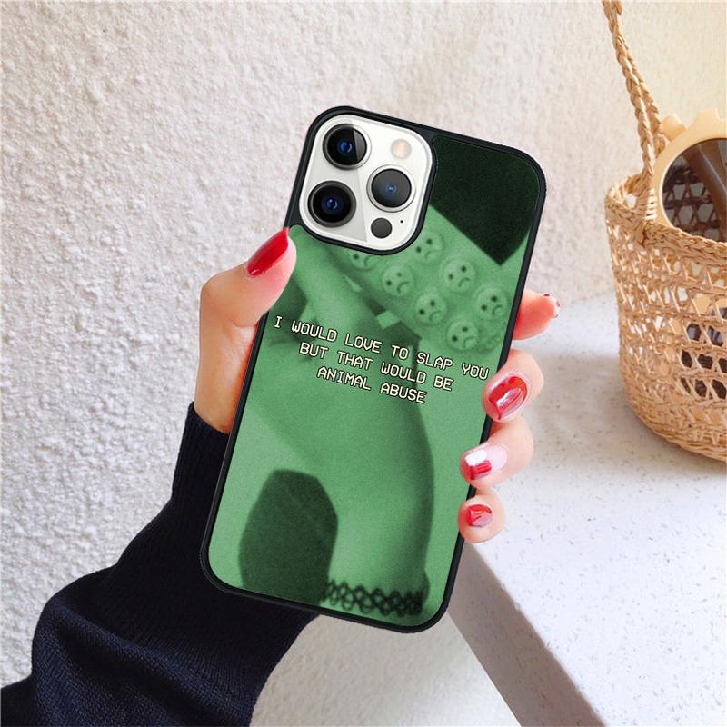 Зеленый бледный мягкий Чехол для телефона для iPhone 17 Air 16 15 14 12 13 Pro Max Plus coque Оболочка Fundas