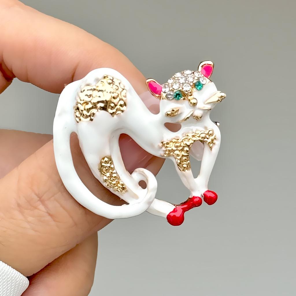 Креативная брошь в виде животного, милая личность, капающий котенок, корсаж, костюм, аксессуары, египетский ошейник для кошек, булавка