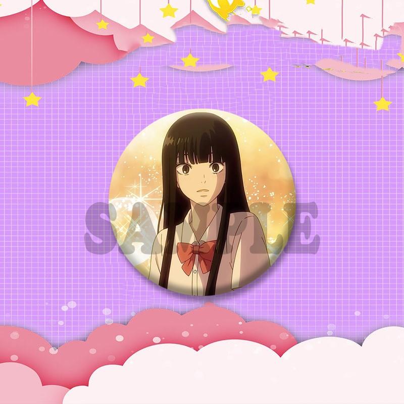 Cute Love Anime From Me To You Button Pins Sawako Kuronuma Shota Kazehaya Cartoon Badges Cosplay Brooch for Bag Hat Accessories