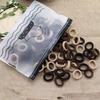 100Pcs Colorful Hair Ties Gentle Towel Ring Material Elastic Bands Hair Rings Styling Lightweight Versatile Accessories