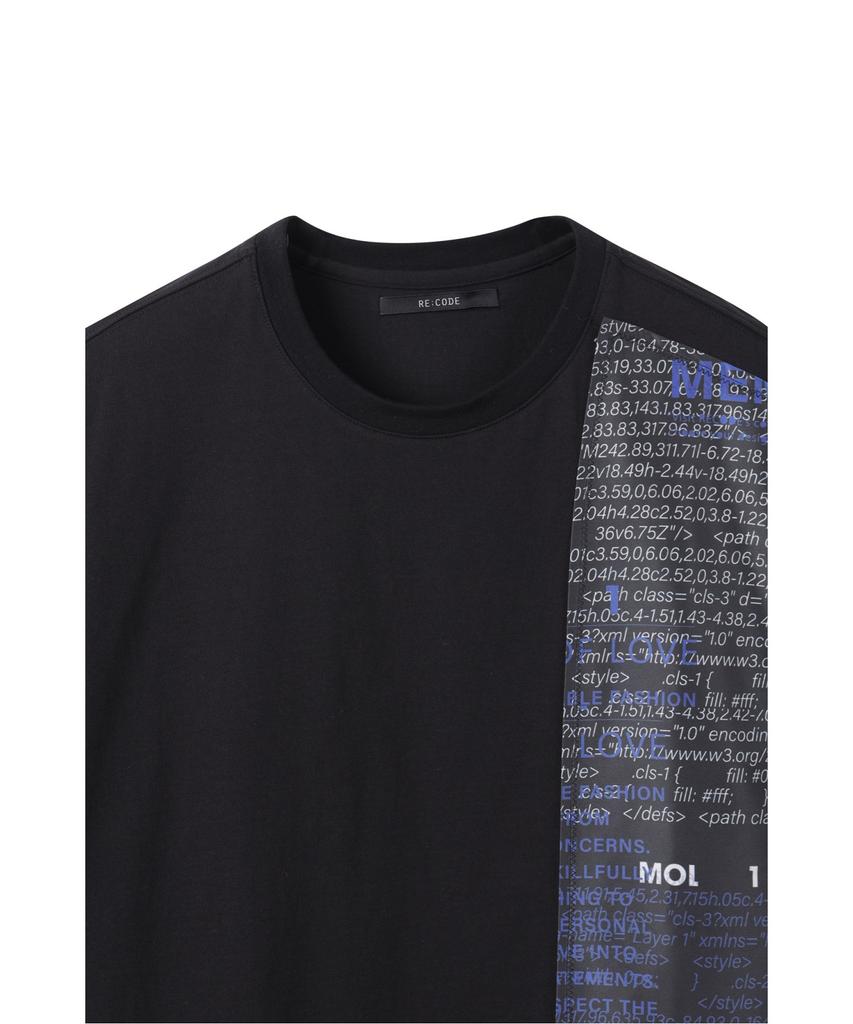 RECODE Graphic Patch T-Shirt_Rktam25617Bkx