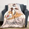 Custom Name Chip 'n' Dale Adventure blanket for Couch & Bed, Plush Cozy Fuzzy Blanket Super Soft & Warm Blankets for Fall and Winter. 0908425