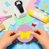 DIY Paper Cutting Kid Hole Punch ABS Plastic Paper Shaper Cutter Children
