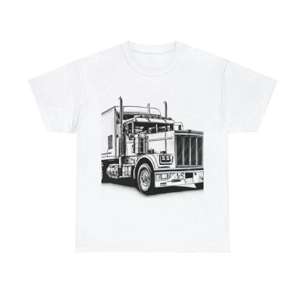 Vintage Style Semi Truck T Shirt Adult Americana 18 Wheeler NEW Truck Driver