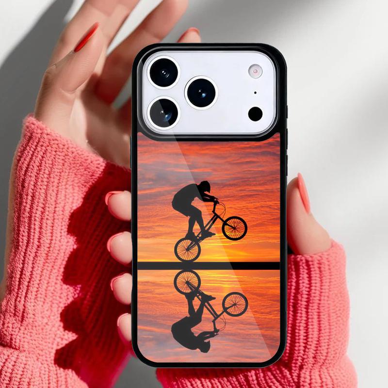 Чехол для телефона BMX Велосипед Экстремальный спорт для iPhone 17 16 15 14 13 Pro Max Задняя крышка для 12 11 Pro Coque
