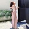 Women's UPF 50+ Ice Silk Sun Protection Long Dress - Full Body Anti-UV Robe