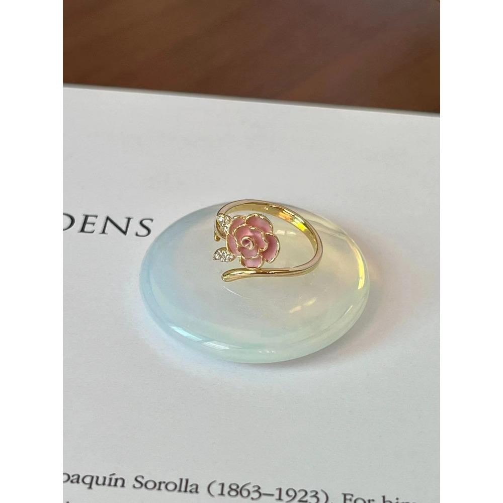 Французское ретро синее кольцо-бабочка, чувство дизайна, темперамент, личность, простое, холодное чувство, универсальное кольцо