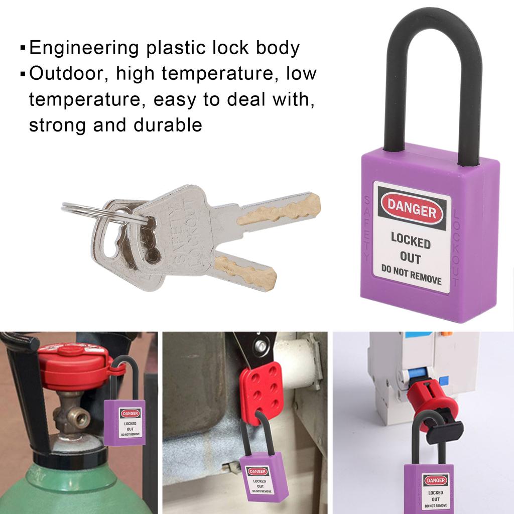 5Set 38mmCelsius1.5in   Lockout Engineering Insulation Skid Resistance for Factories Construction Sites Hospitals Chemicals