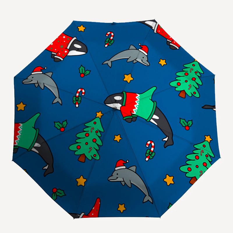 1pc Animals Automatic Open/Close Umbrella with Windproof, 8-Rib Sturdy Canopy, Durable Ribs, Ideal for Gifts yy251117040