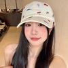 Breathable Embroidered Baseball Cap Sunshade Sun Hat Retro Sun Protection Cap  Women