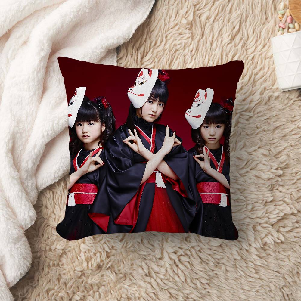 Japanese BBABYMETAL Band Music Cushion Cover Decorative Pillow Sofa Home Decor Case Pillow Cases
