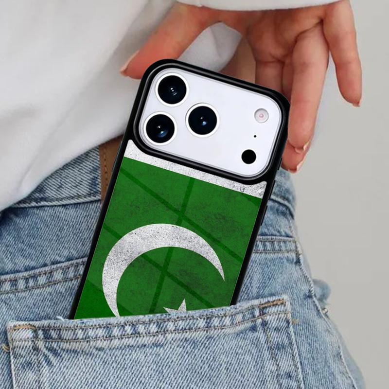 Баннер Флаг Пакистана Чехол для Телефона для iPhone 17ProMax 12 13 14 15 16e 17 Pro Max Plus Air Cover