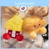 Smiling Fruit Plush Toy Keychain For Kids With Soft Short Plush Material