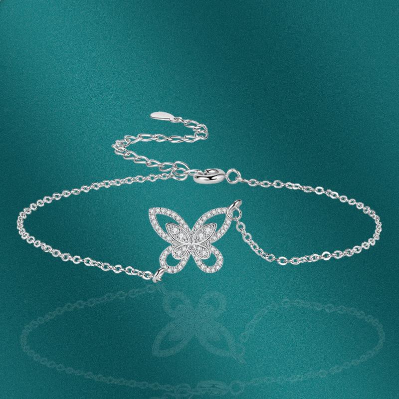Sace Gems Цирконовый браслет, ювелирные изделия, геометрические бусины, браслеты-цепочки, модный тонкий свадебный подарок для подруги, женщины