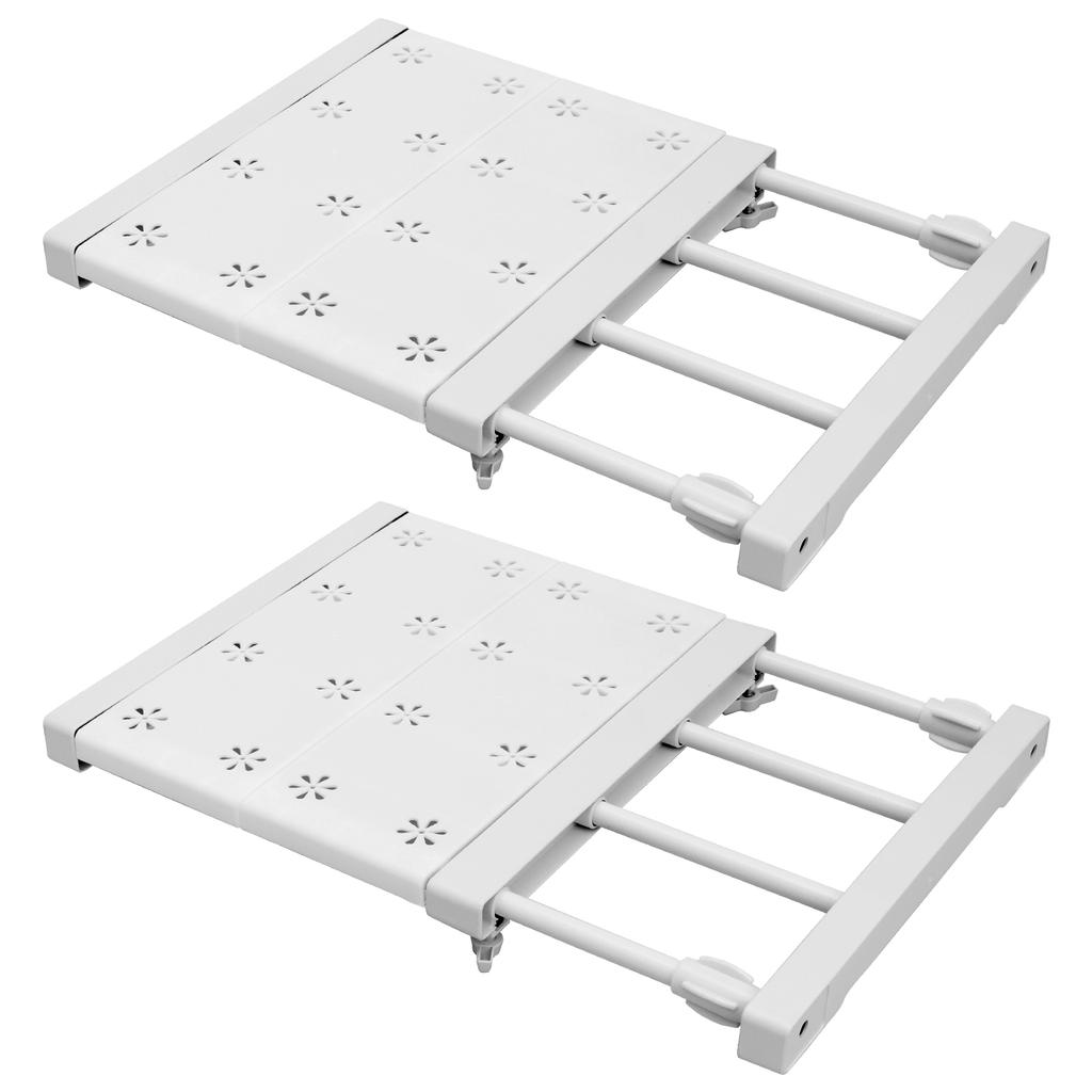 2 шт. Расширяемые разделители для гардероба, без перфорации, многоярусная полка для шкафа для сумок и одежды, разделитель для разделения пространства